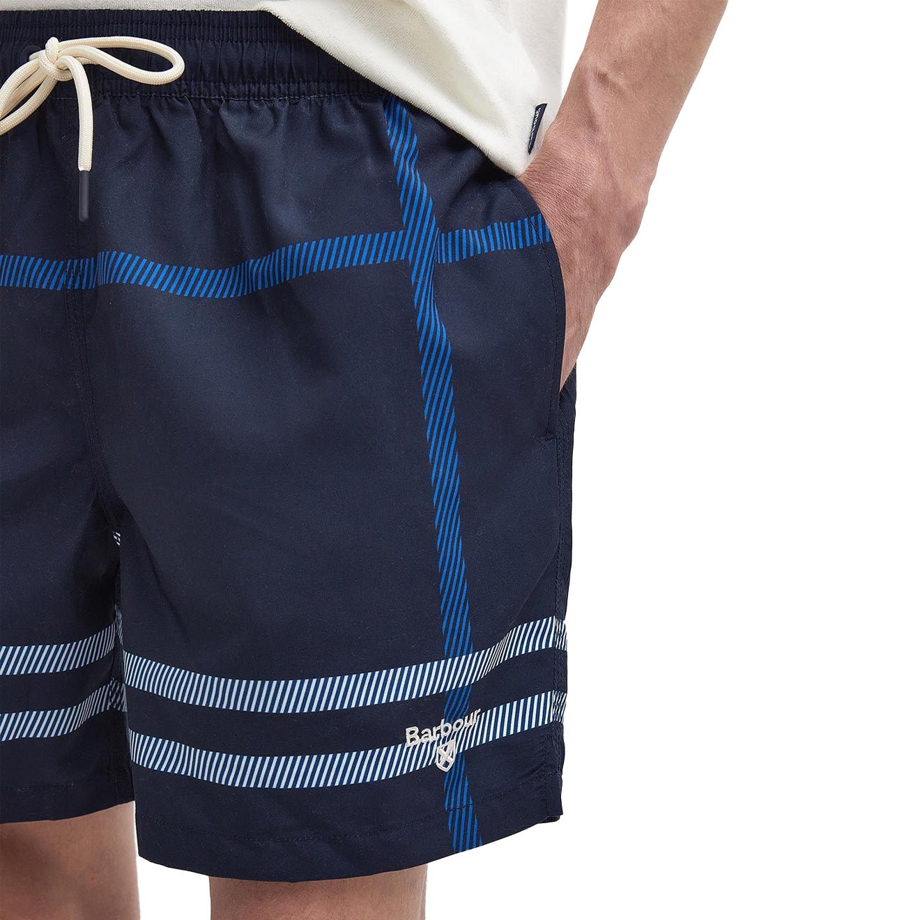 Barbour Twain Swim Short Navy - The Sporting Lodge