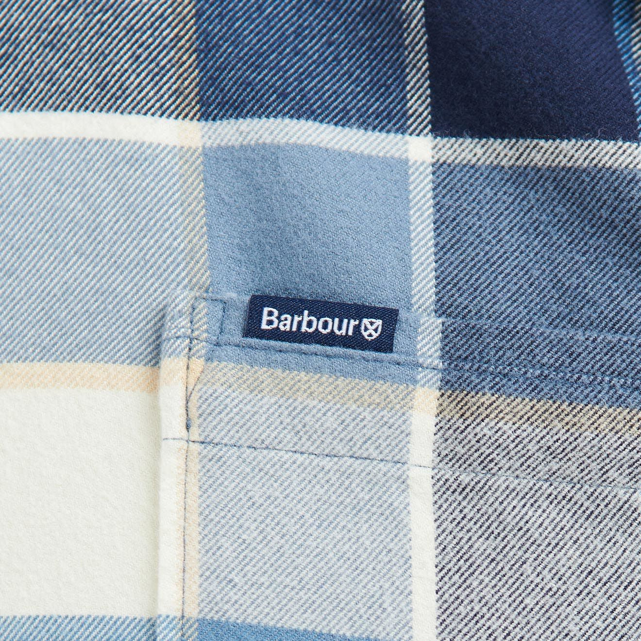 Barbour Valley Tailored Shirt Blue - The Sporting Lodge