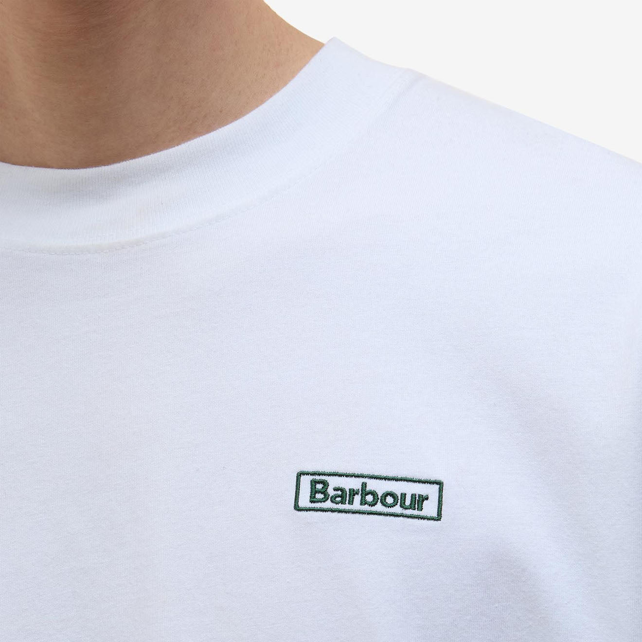 Barbour Walton Embroidered Fit T-Shirt White - The Sporting Lodge