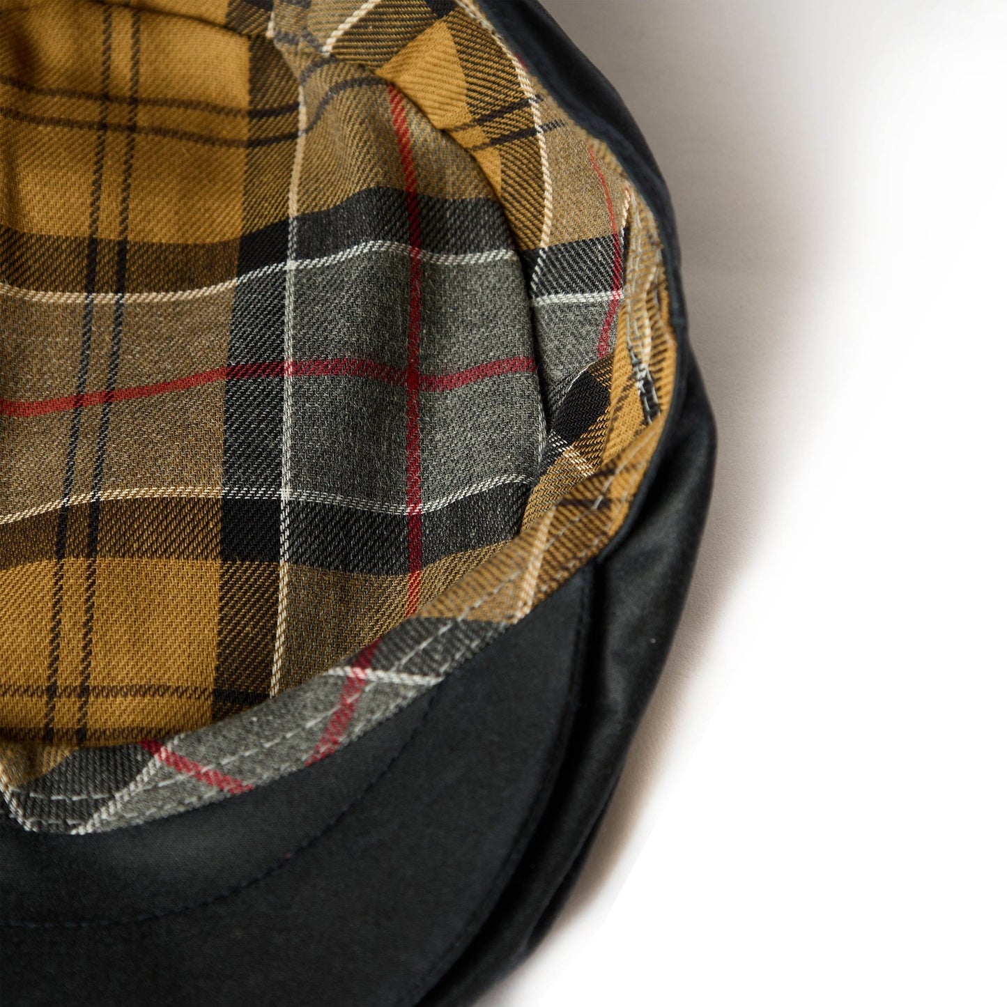 Barbour Wax Flat Cap Navy - The Sporting Lodge