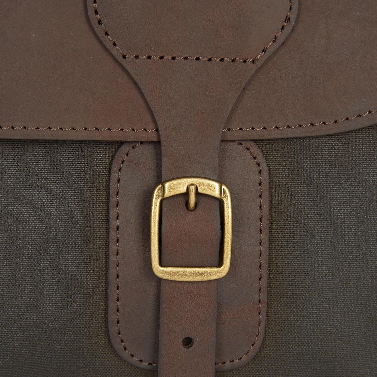 Barbour Wax Leather Briefcase Olive - The Sporting Lodge