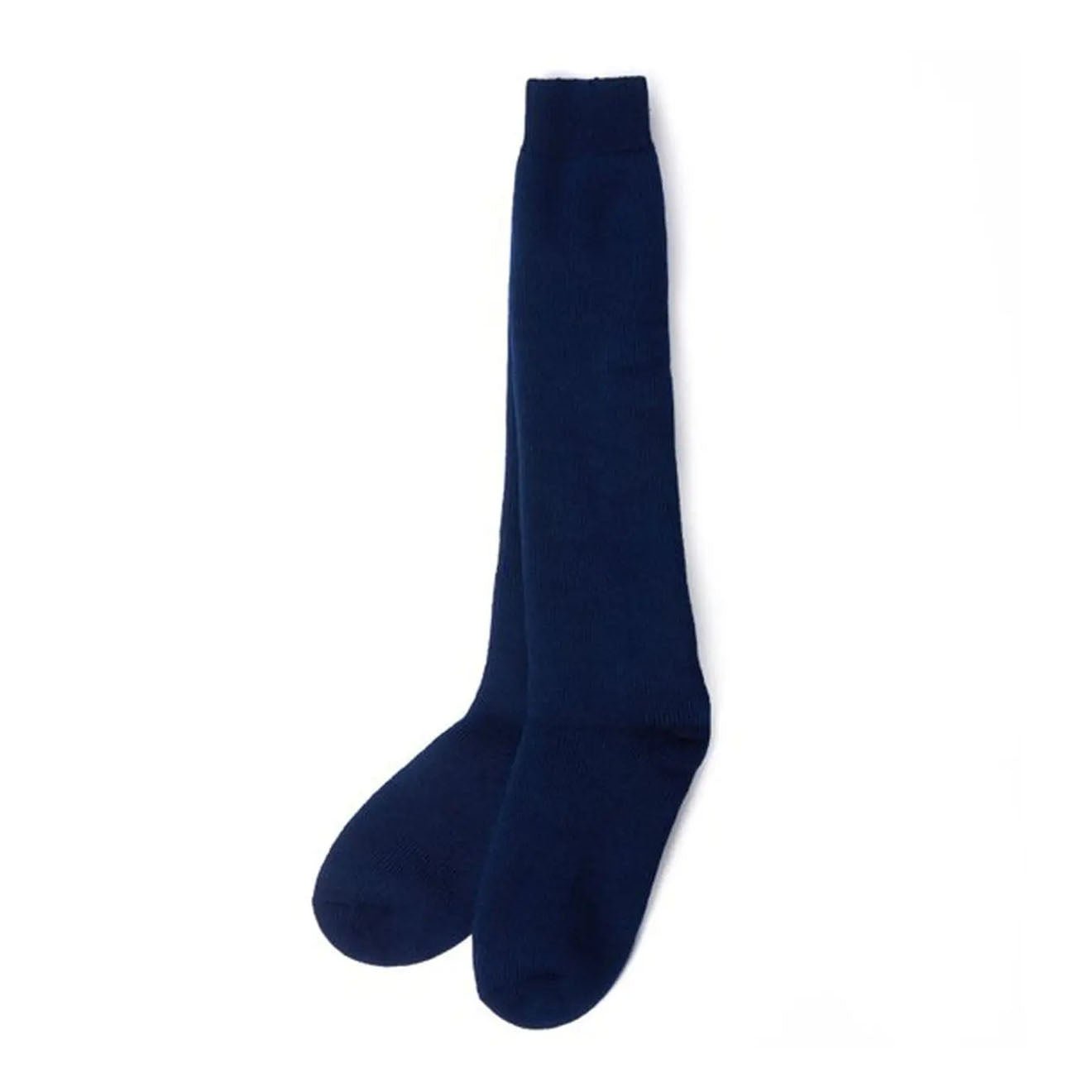 Barbour Wellington Knee Socks Navy - The Sporting Lodge