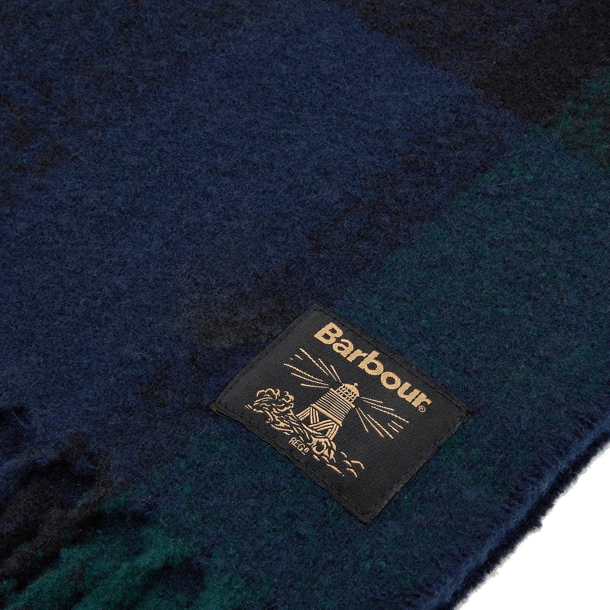Barbour Westerdale Scarf Green Loch - The Sporting Lodge