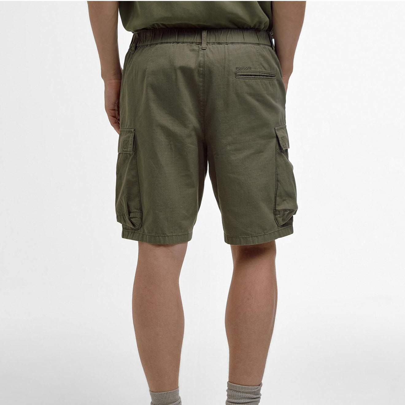 Barbour Westmorland Ripstop Short Burnt Olive - The Sporting Lodge