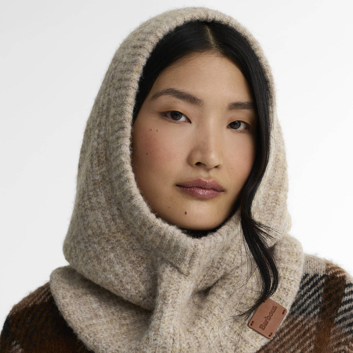 Barbour Womens Barbour May Knitted Snood Oat