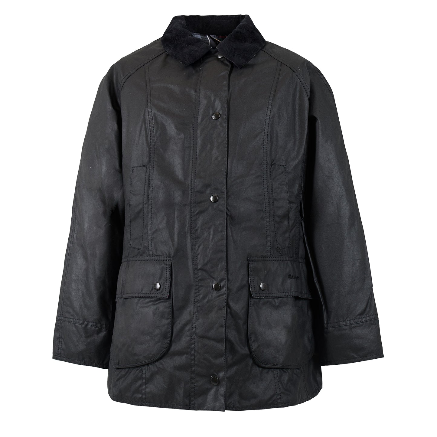 Barbour Womens Beadnell Wax Jacket Black - The Sporting Lodge