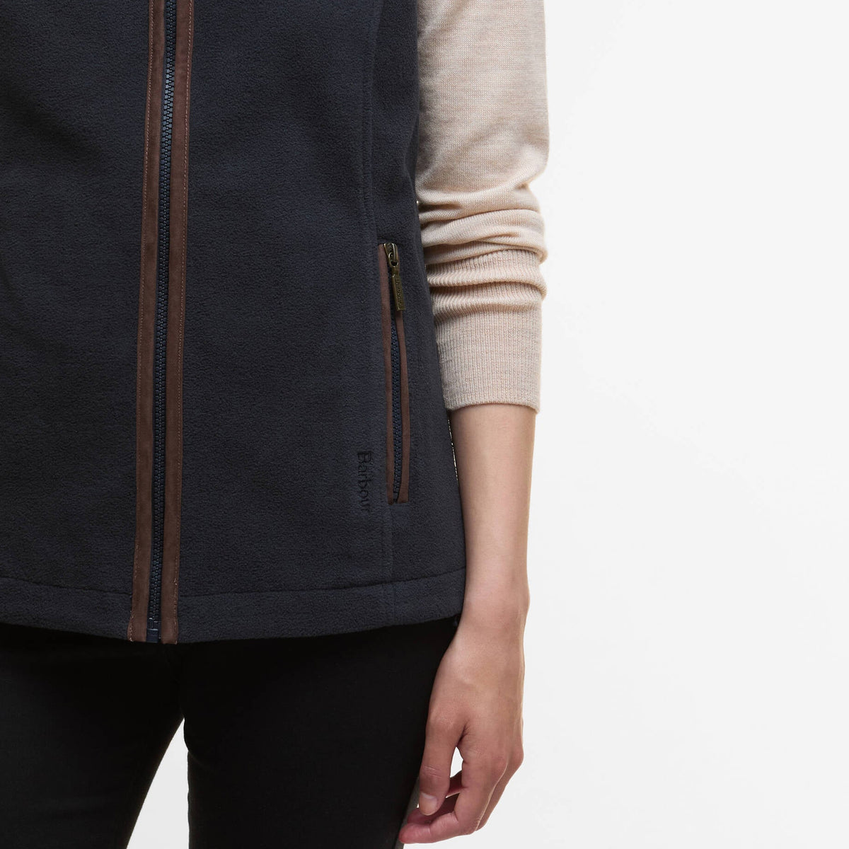 Barbour Womens Country Colton Fleece Gilet Navy