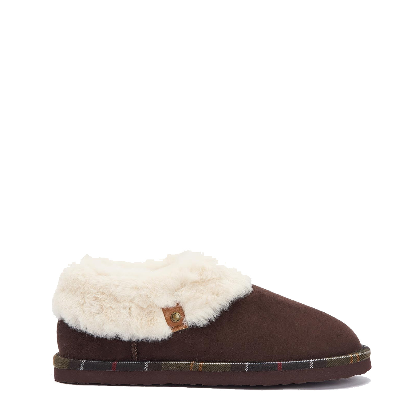 Barbour Womens Eloise Bootie Slipper Brown - The Sporting Lodge