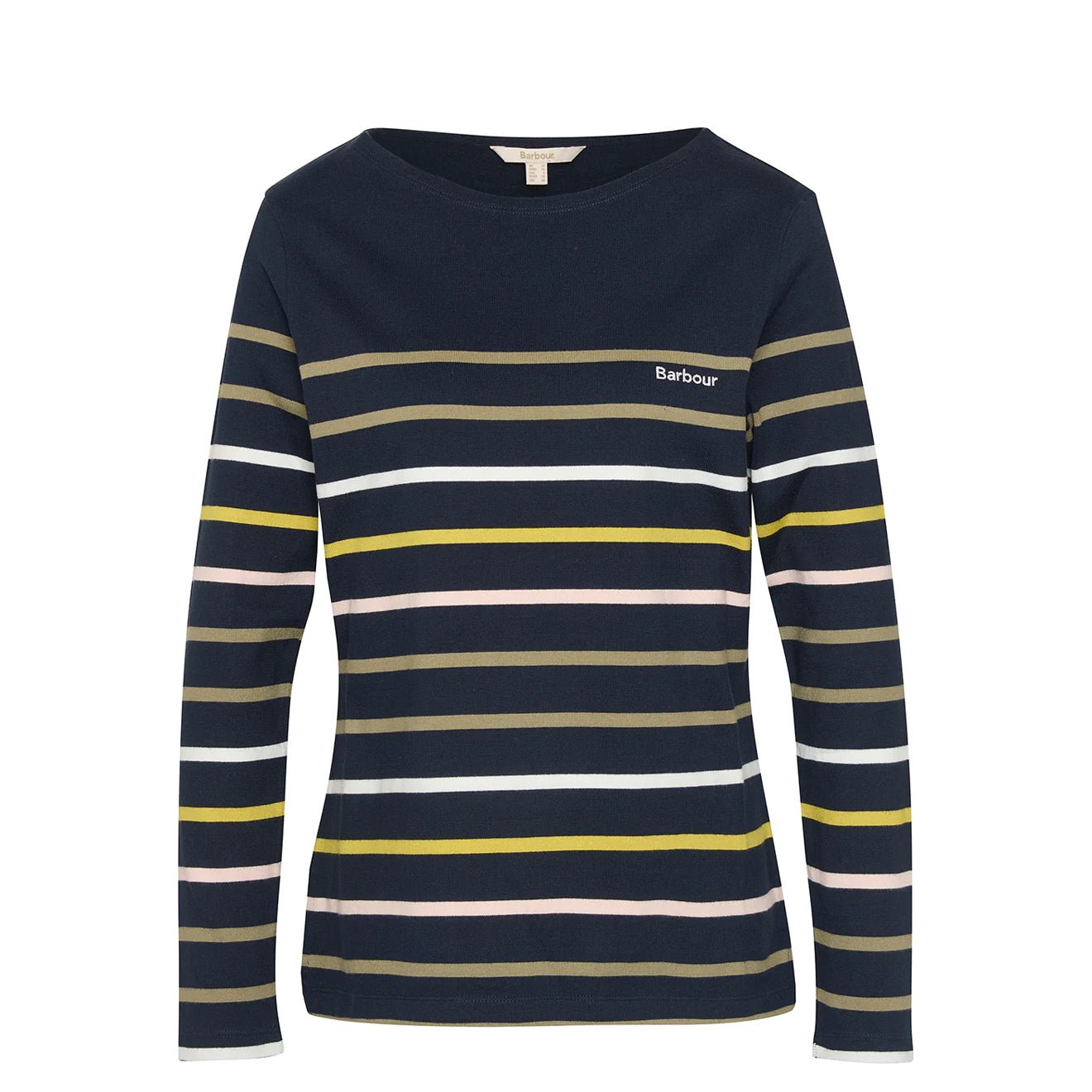 Barbour Womens Hawkins Top Navy Stripe - The Sporting Lodge