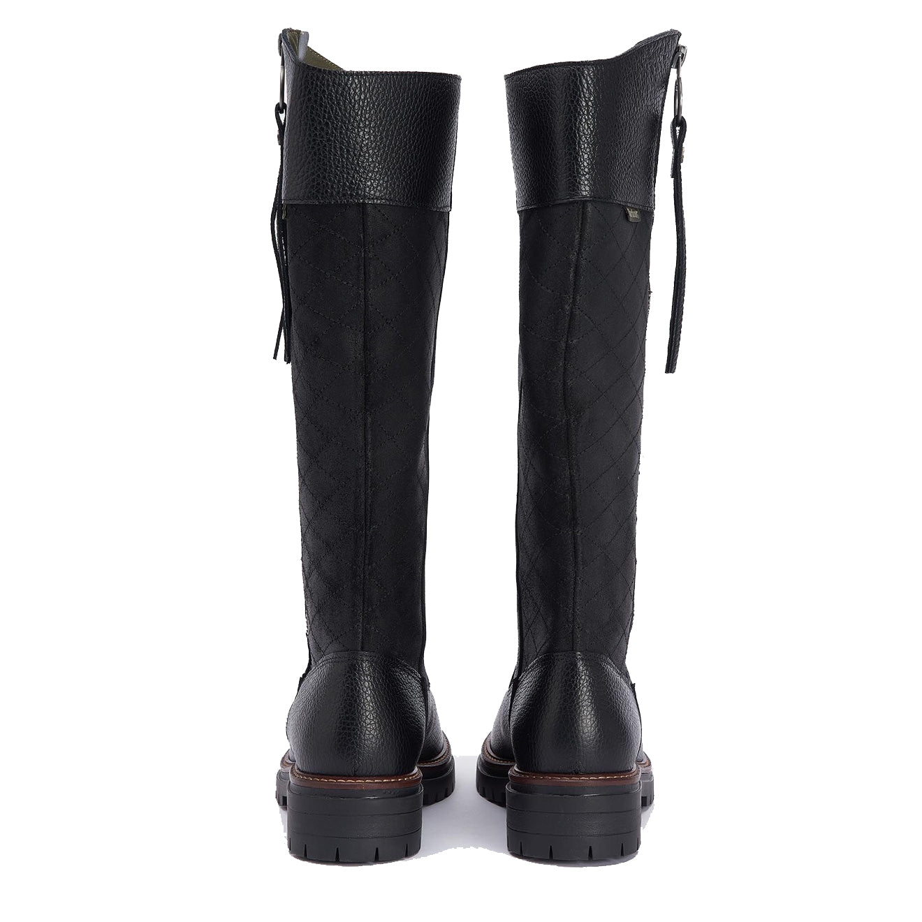 Barbour Womens Ingrid Tall Boot Black - The Sporting Lodge
