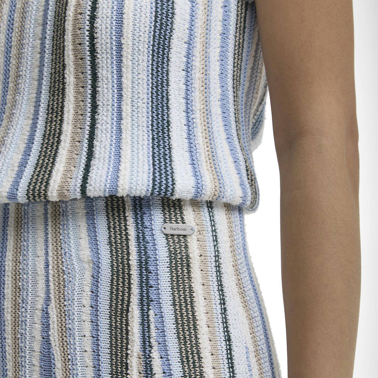 Barbour Womens Josie Knitted Maxi Skirt Multi