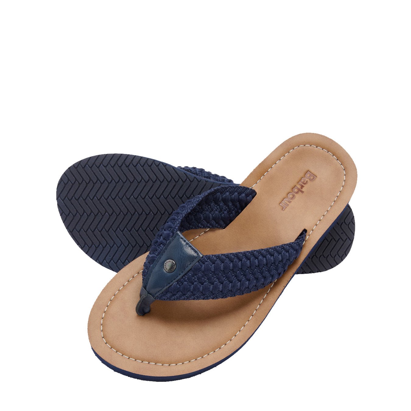 Barbour Womens Kelburn Beach Sandal Navy - The Sporting Lodge