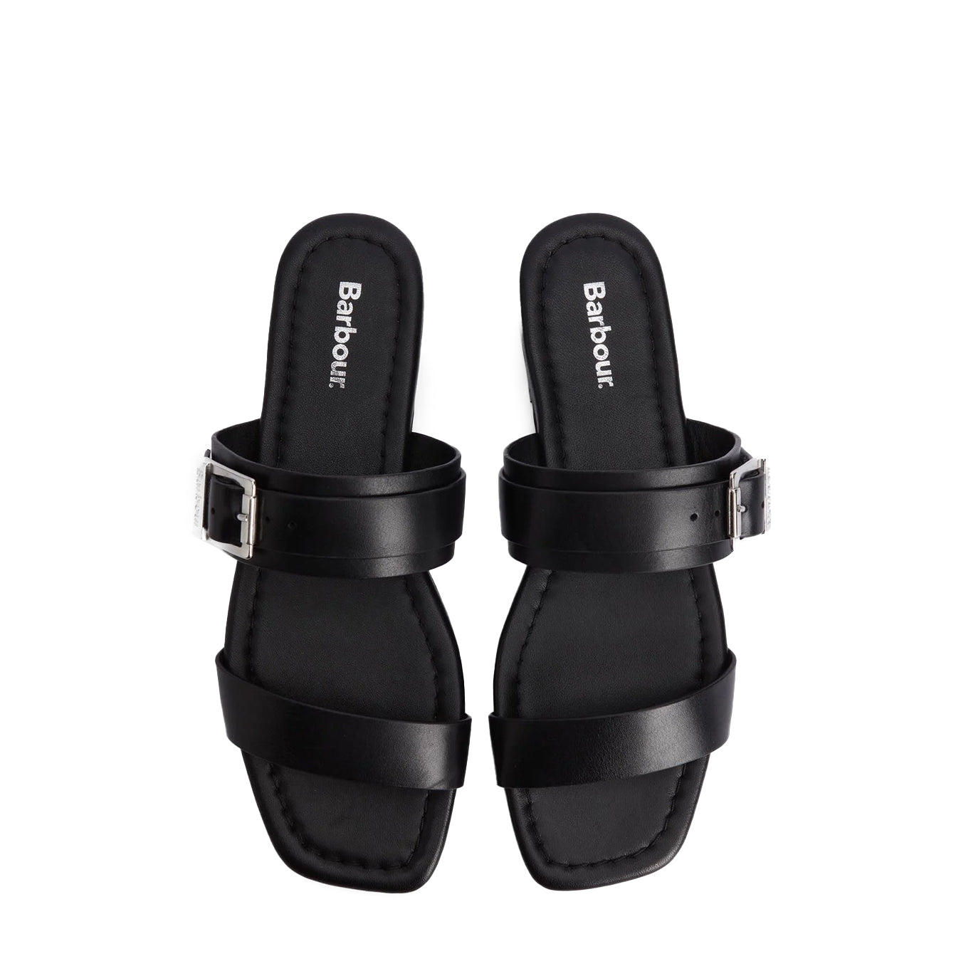 Barbour Womens Louise Flat Sandal Black