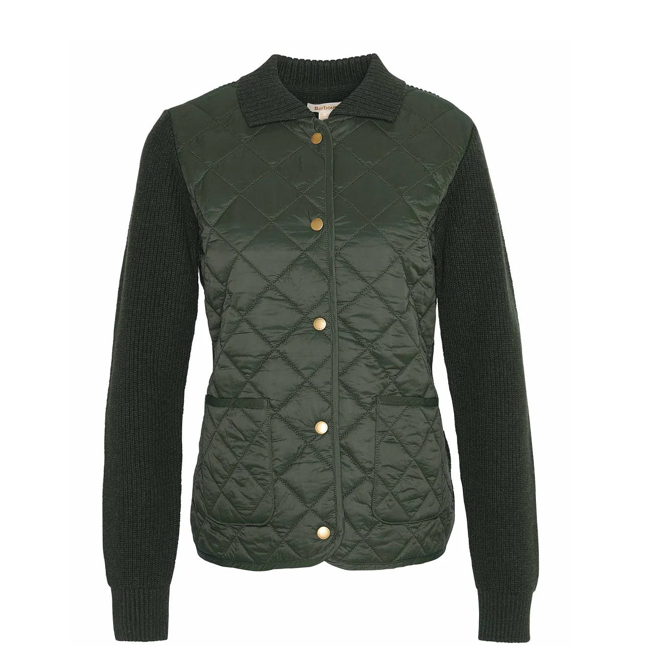 Barbour Womens Moors Knitted Cardigan Olive