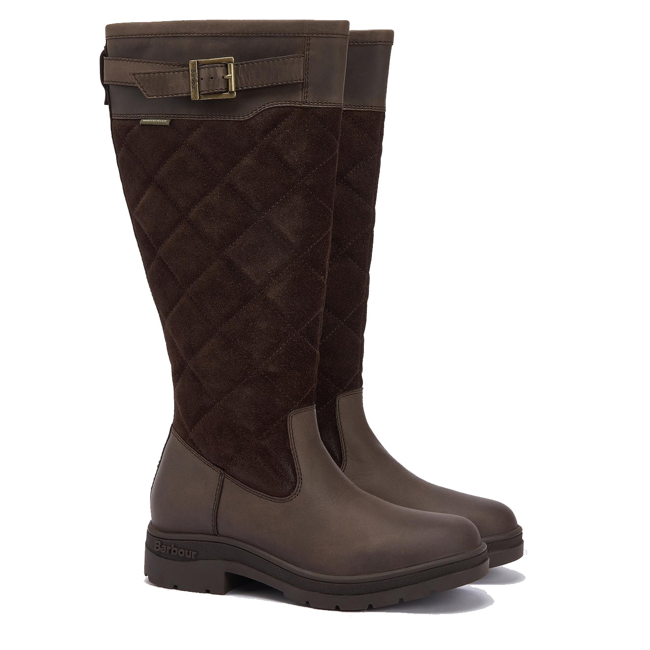 Barbour Womens Oak Tall Boot Brown - The Sporting Lodge