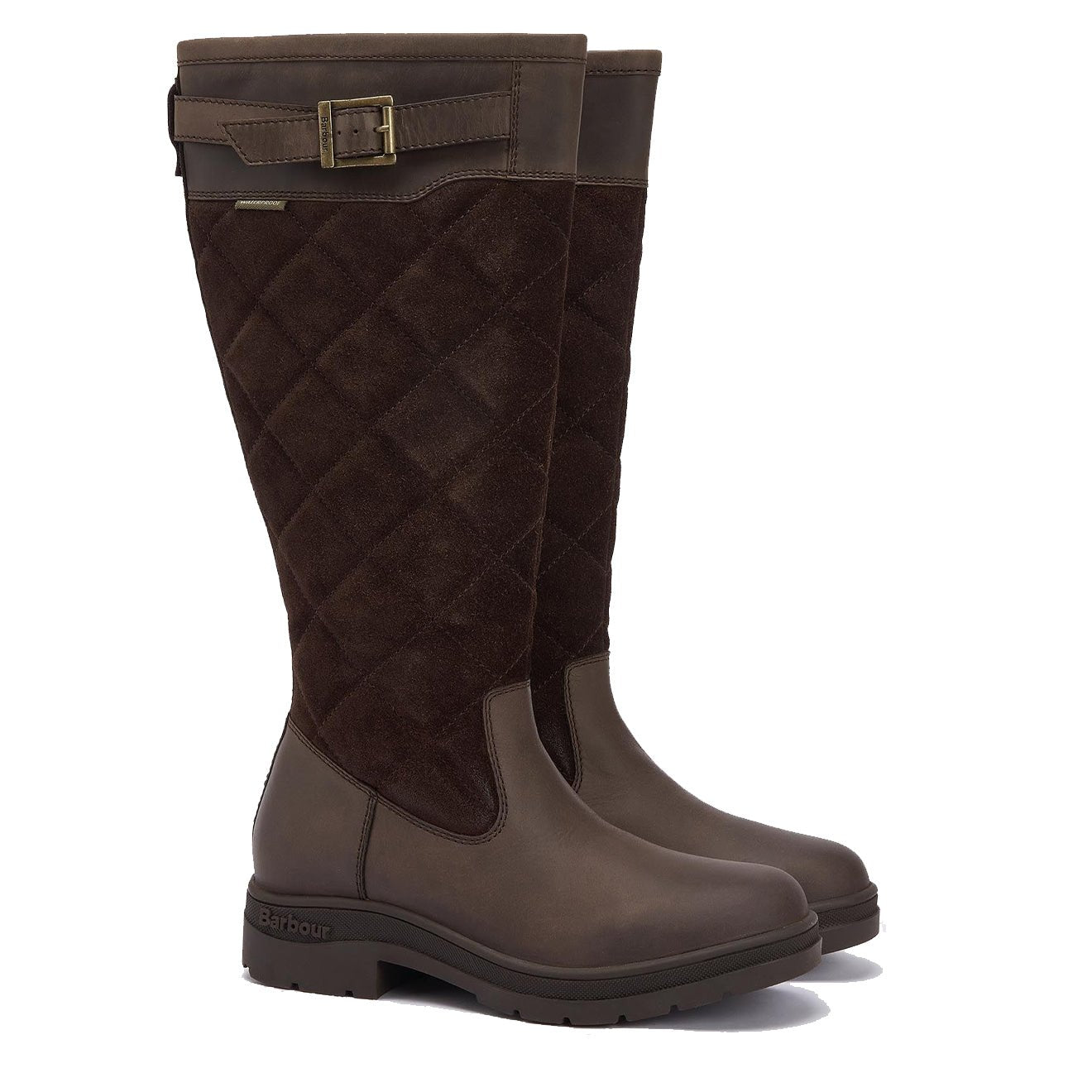 Barbour Womens Oak Tall Boot Brown - The Sporting Lodge