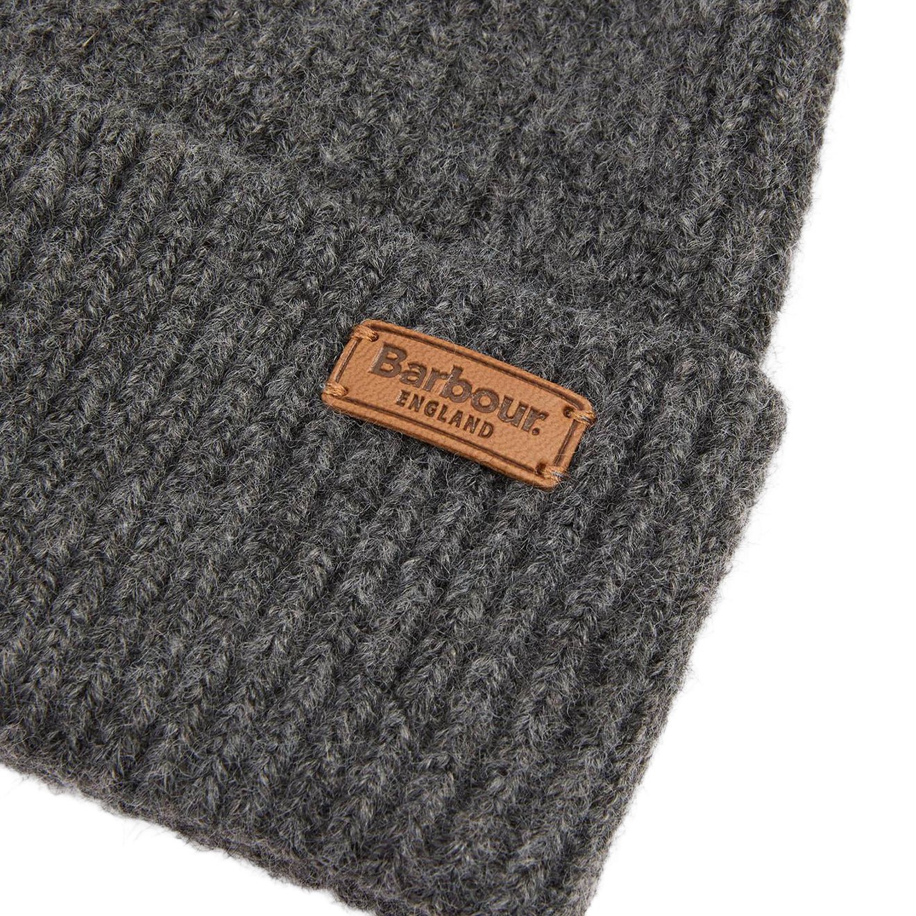 Barbour Womens Pendle Beanie Hat Charcoal - The Sporting Lodge