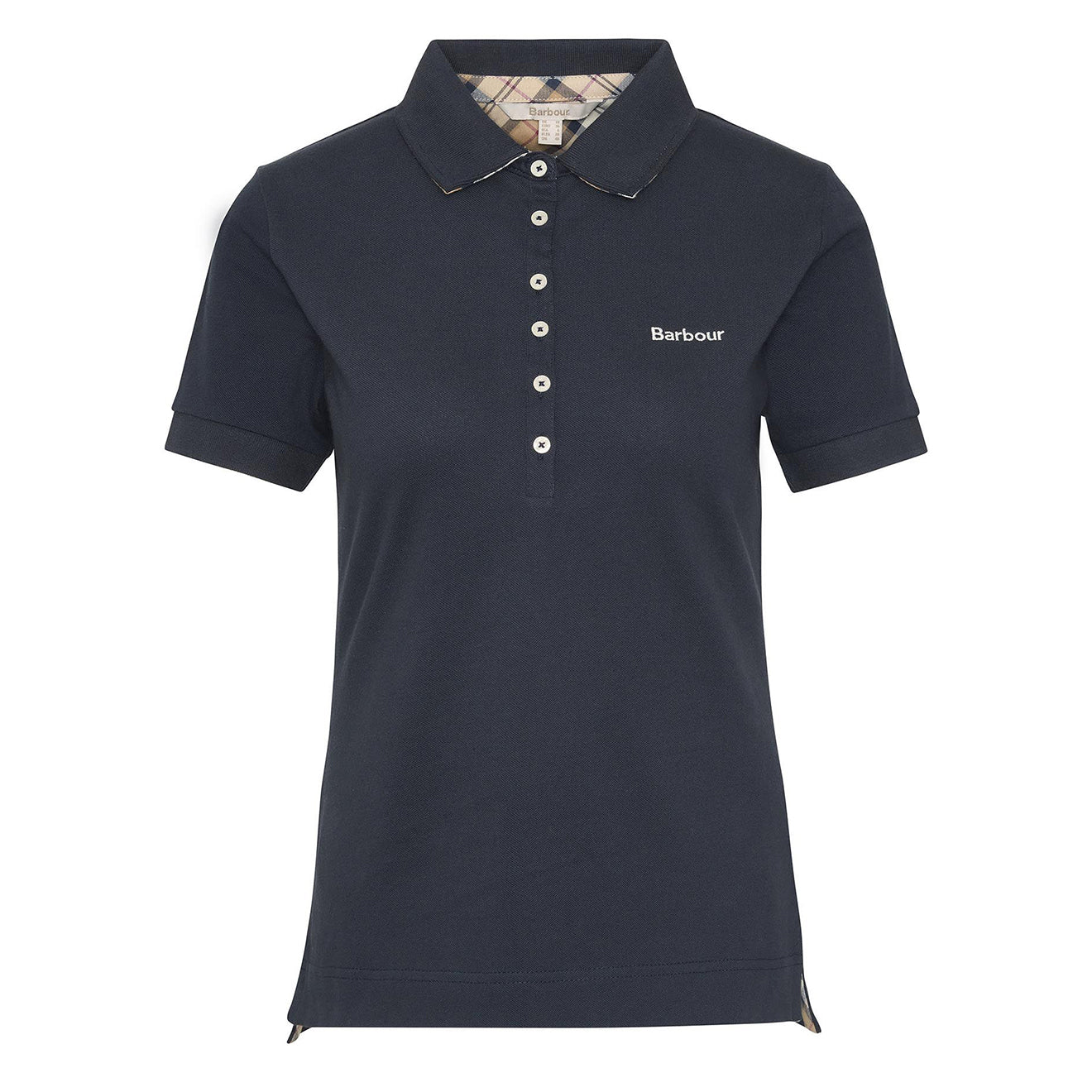 Barbour Womens Portsdown Top Navy/Hessian - The Sporting Lodge