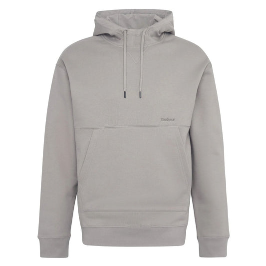 Barbour Yalding Hooded Sweatshirt Concrete - The Sporting Lodge