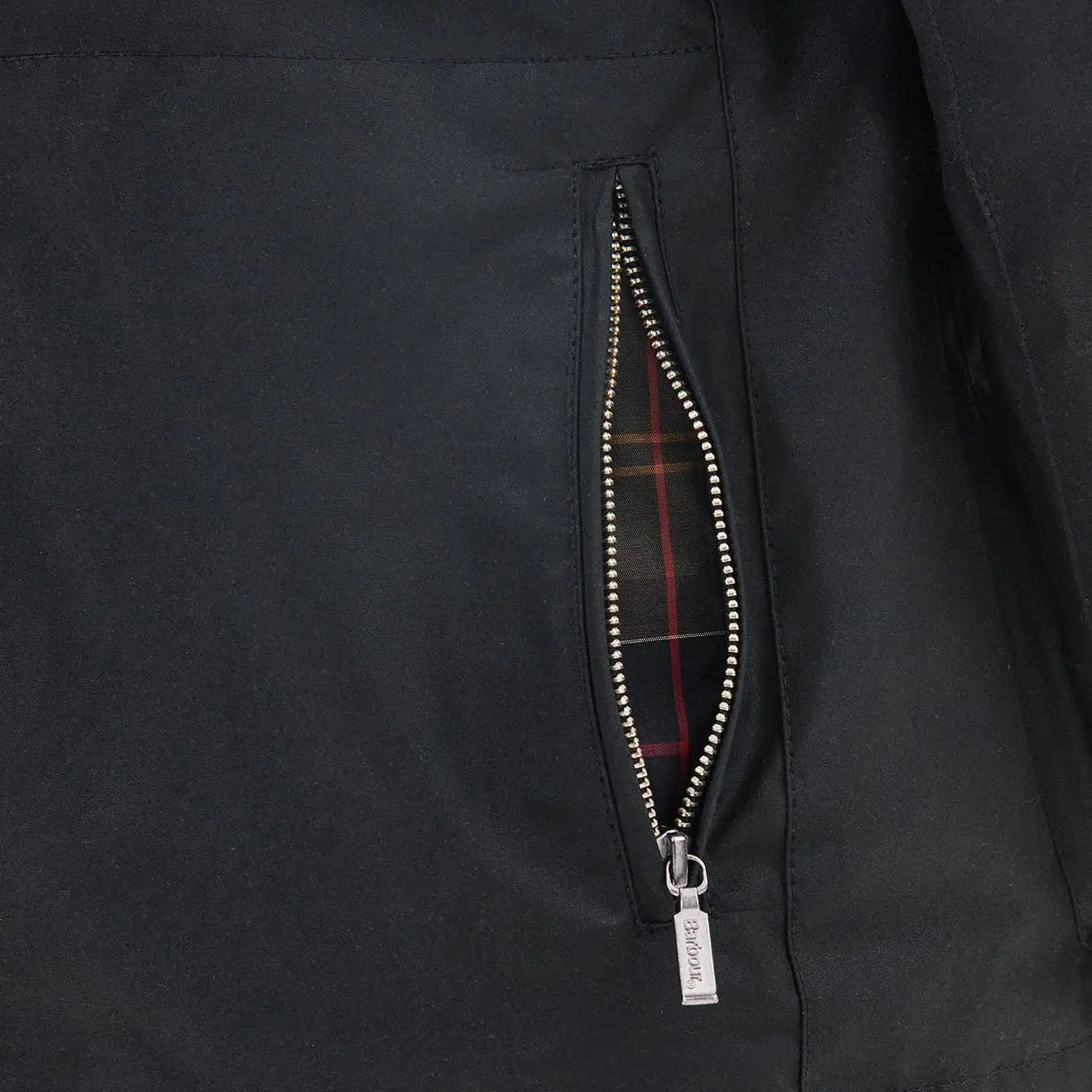 Barbour Beacon Sports Wax Jacket Black - The Sporting Lodge