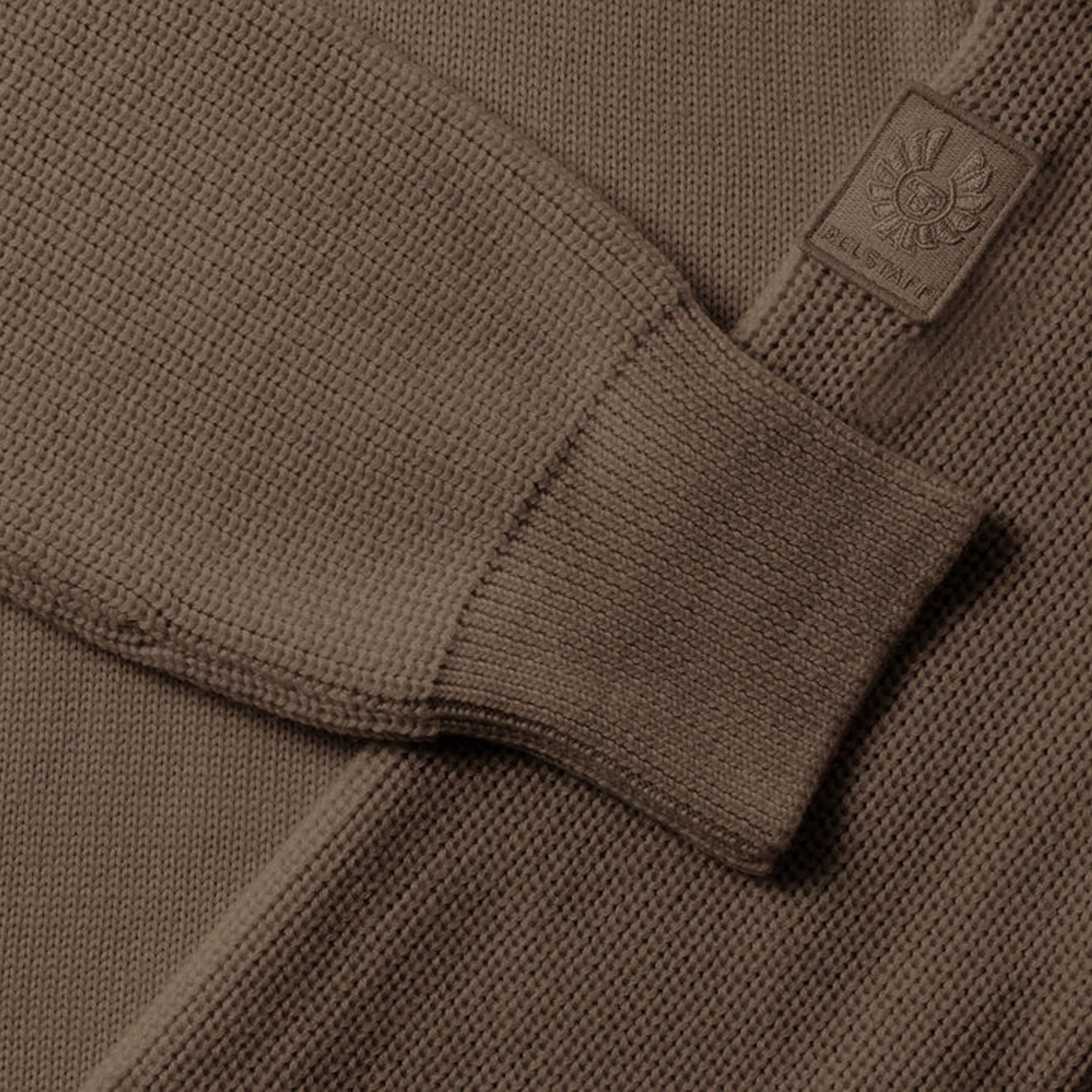 Belstaff Aspect Crewneck Jumper Major Brown - The Sporting Lodge