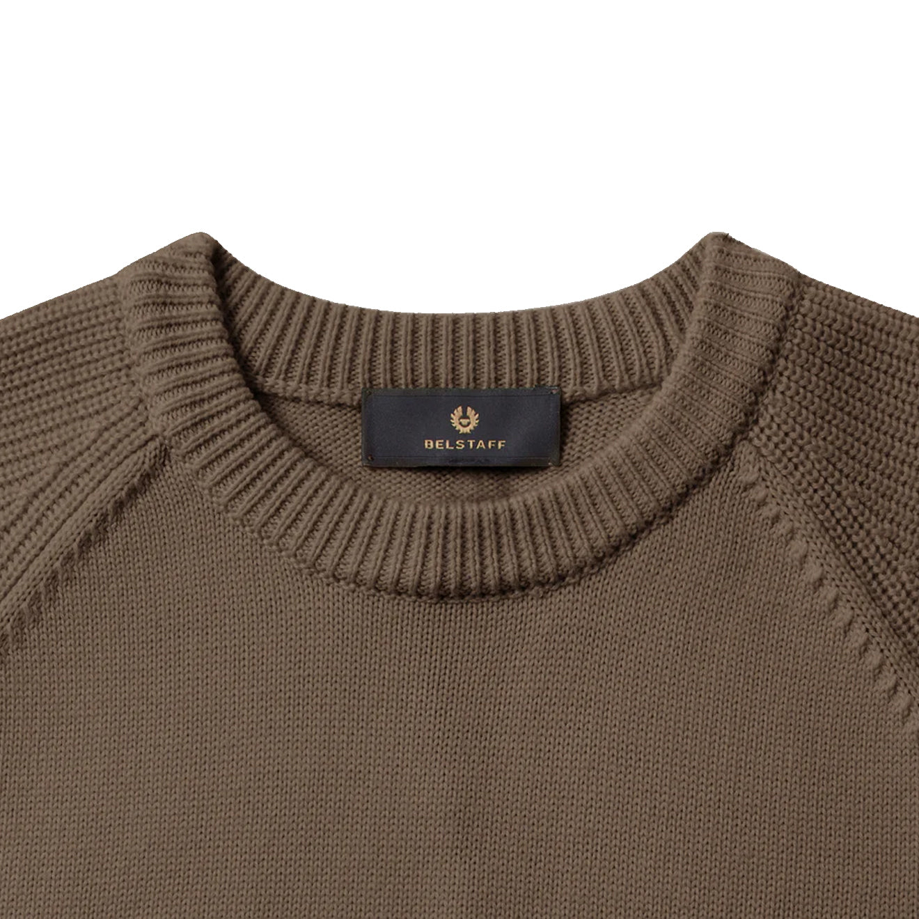 Belstaff Aspect Crewneck Jumper Major Brown