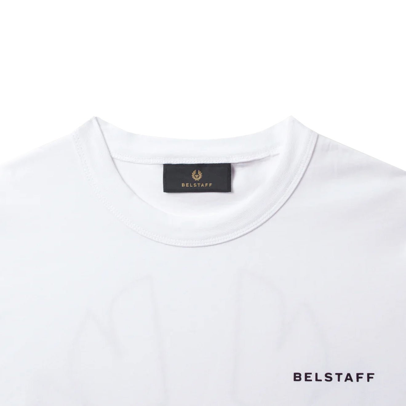 Belstaff Border T-Shirt White - The Sporting Lodge