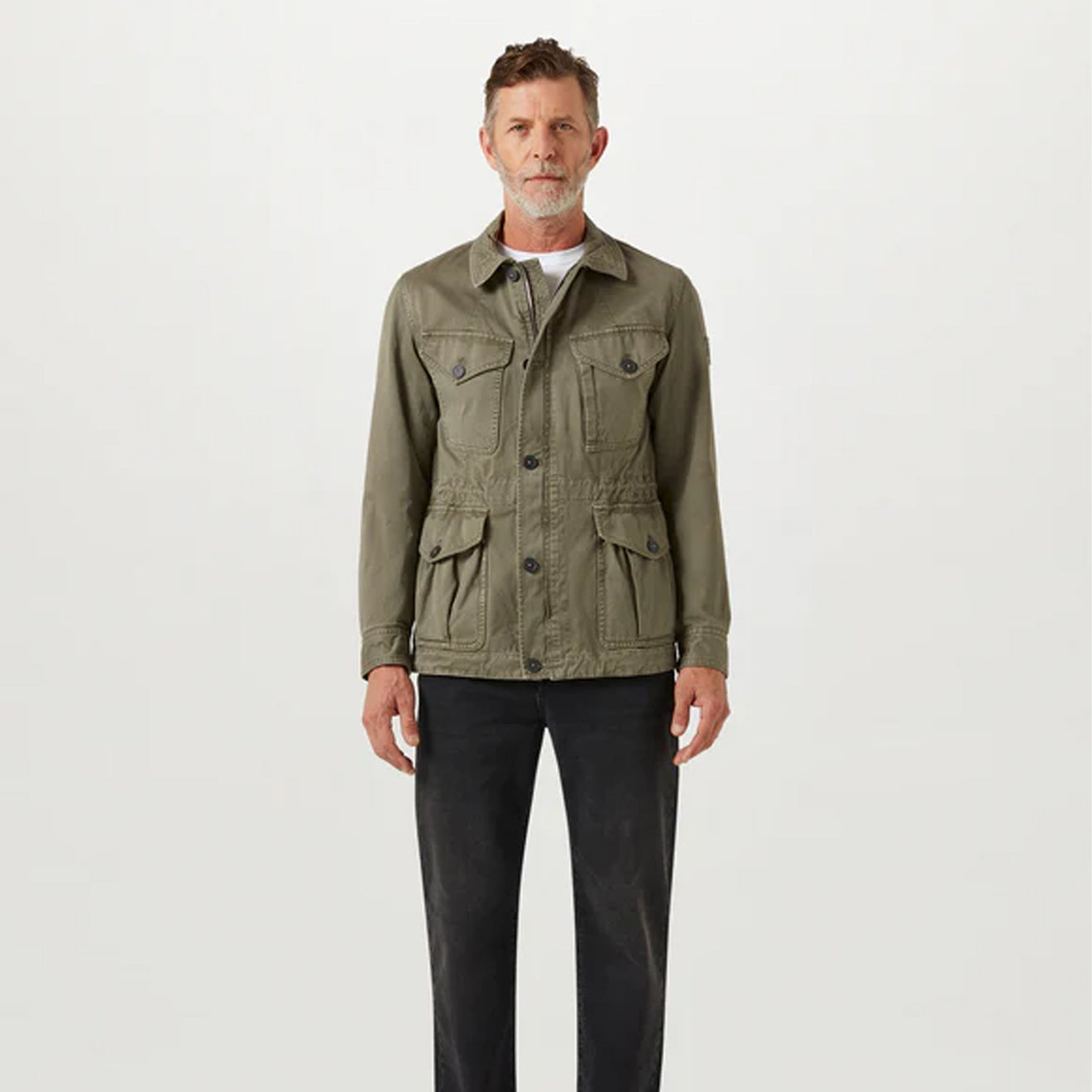 Belstaff CS60 Field Jacket Surplus Green - The Sporting Lodge