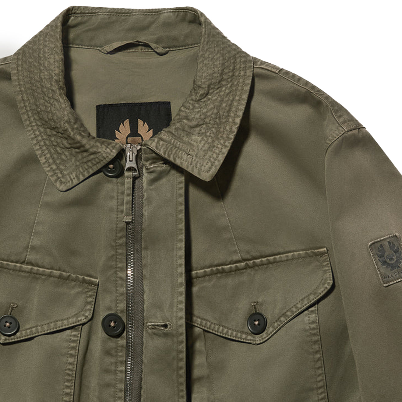 Belstaff CS60 Field Jacket Surplus Green - The Sporting Lodge