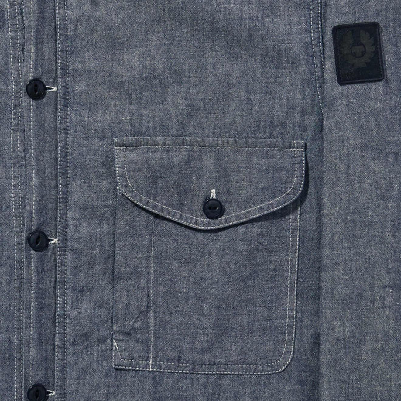 Belstaff CS60 Overshirt Chambray - The Sporting Lodge