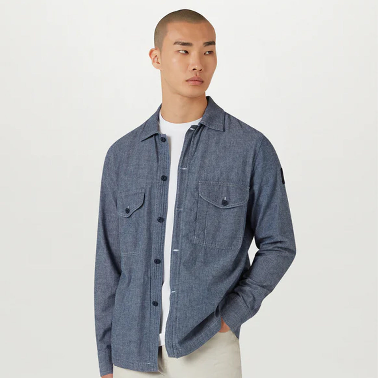 Belstaff CS60 Overshirt Chambray - The Sporting Lodge