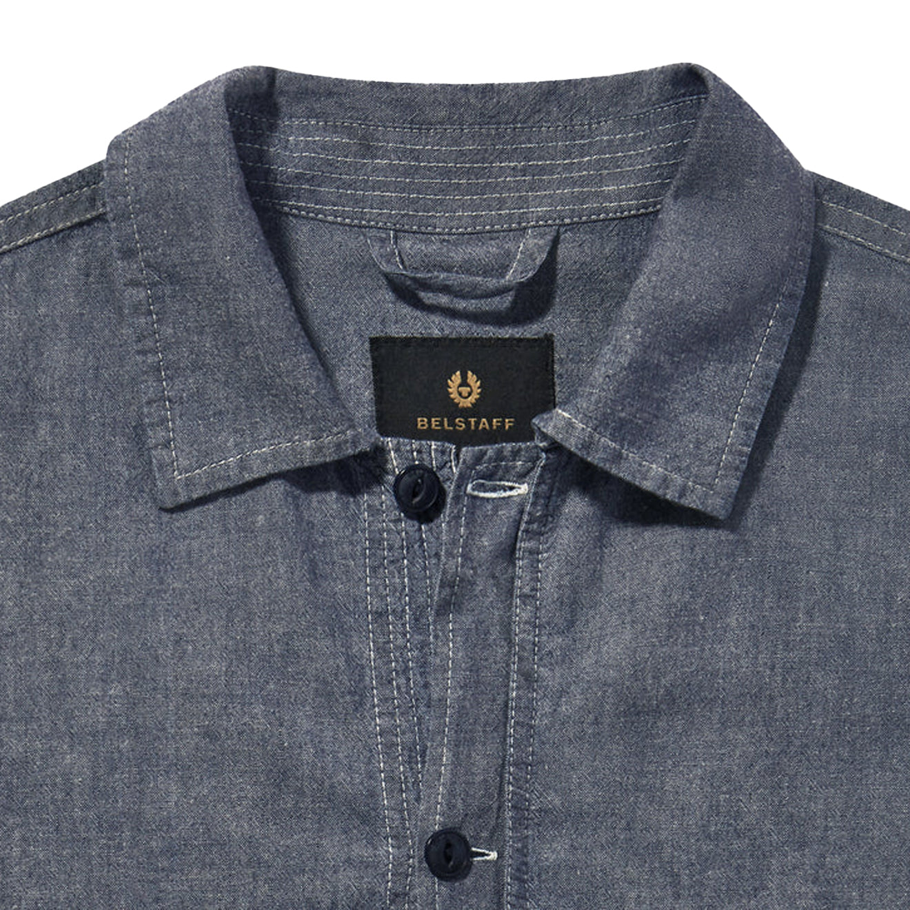 Belstaff CS60 Overshirt Chambray - The Sporting Lodge