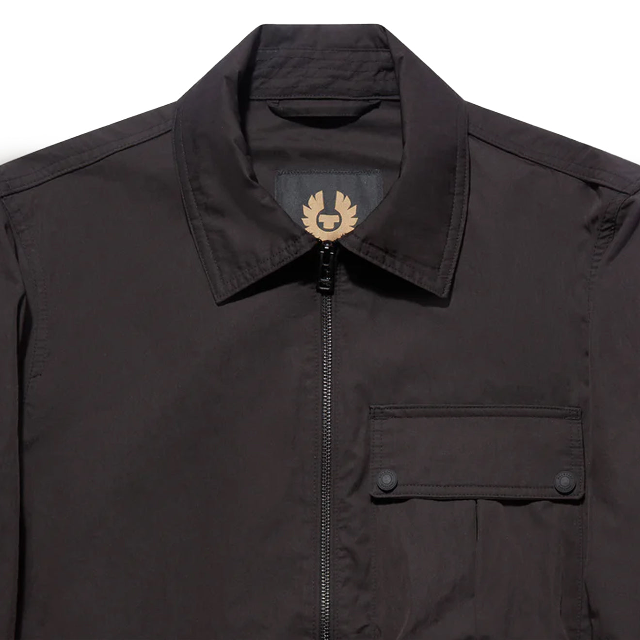 Belstaff Drome Overshirt Black - The Sporting Lodge