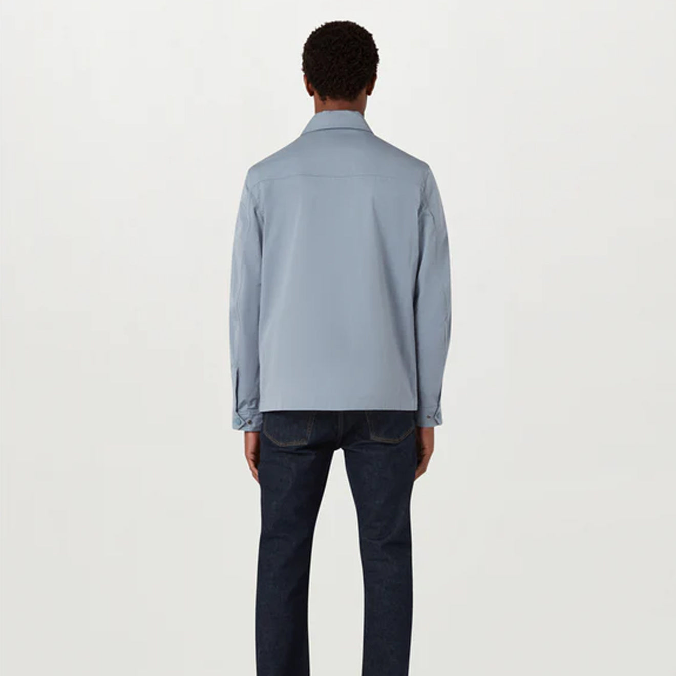 Belstaff Drome Overshirt Blue Flint - The Sporting Lodge