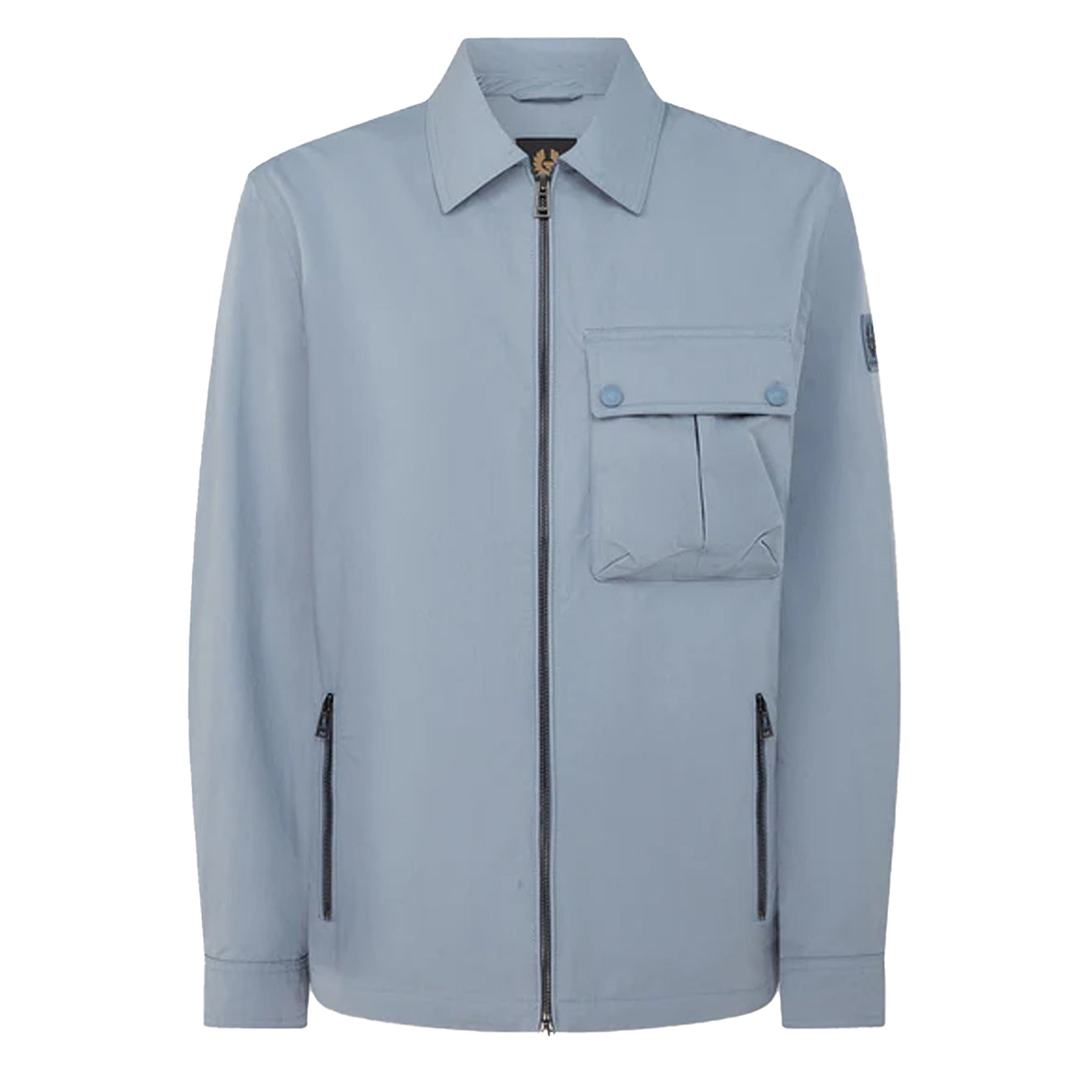 Belstaff Drome Overshirt Blue Flint - The Sporting Lodge