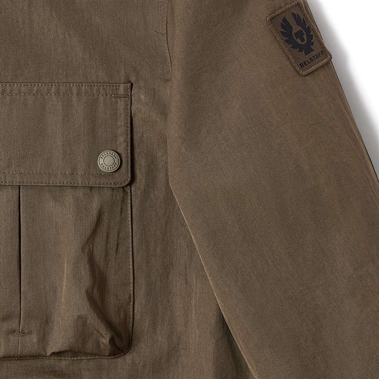 Belstaff Drome Overshirt Major Brown