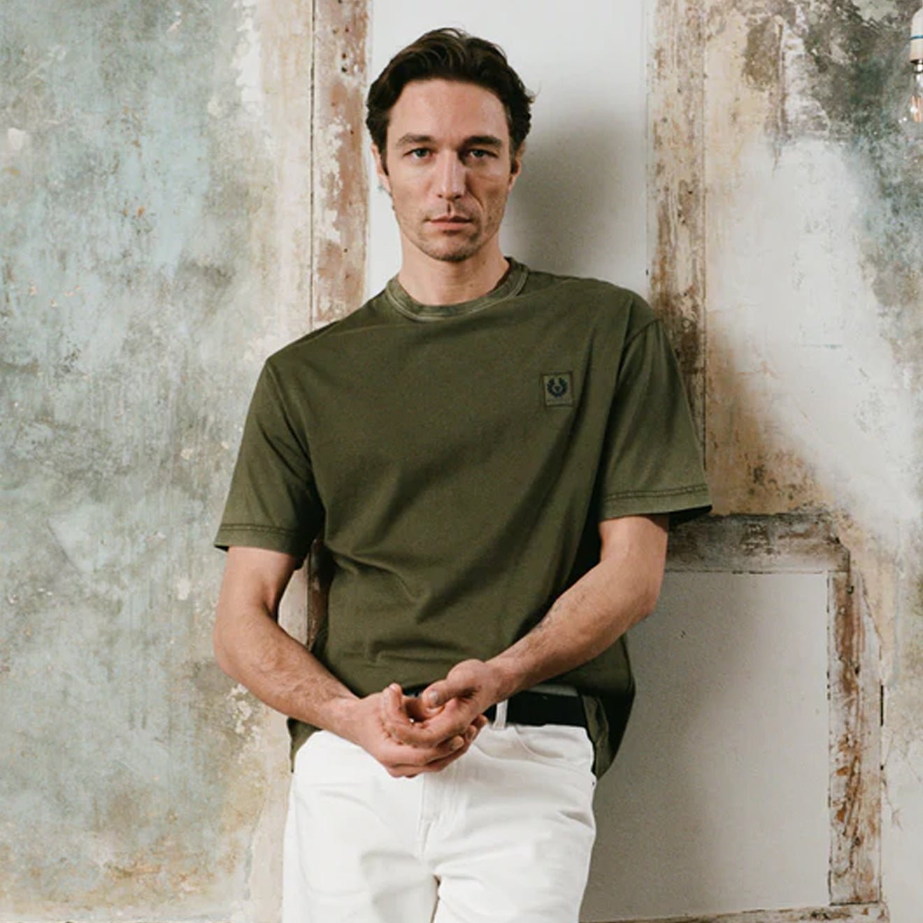 Belstaff Hockley T-Shirt Surplus Green - The Sporting Lodge