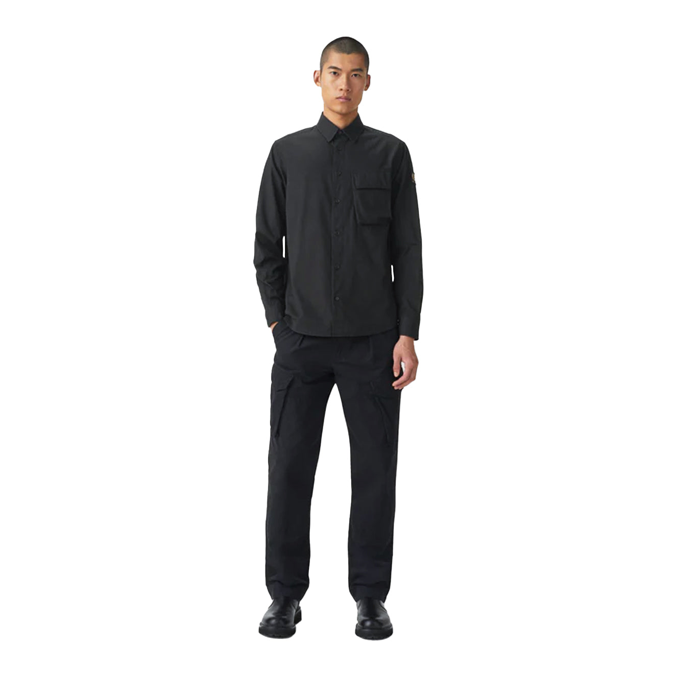 Belstaff Scale Shirt Black - The Sporting Lodge