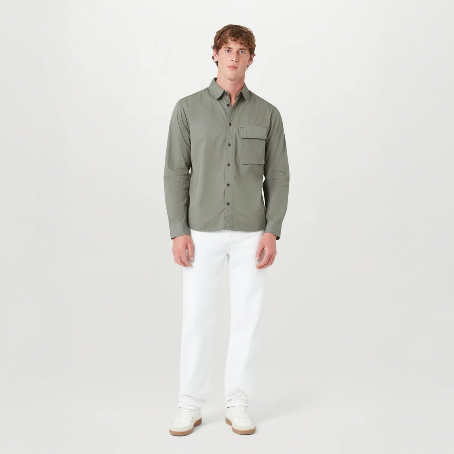 Belstaff Scale Shirt Sage Green - The Sporting Lodge