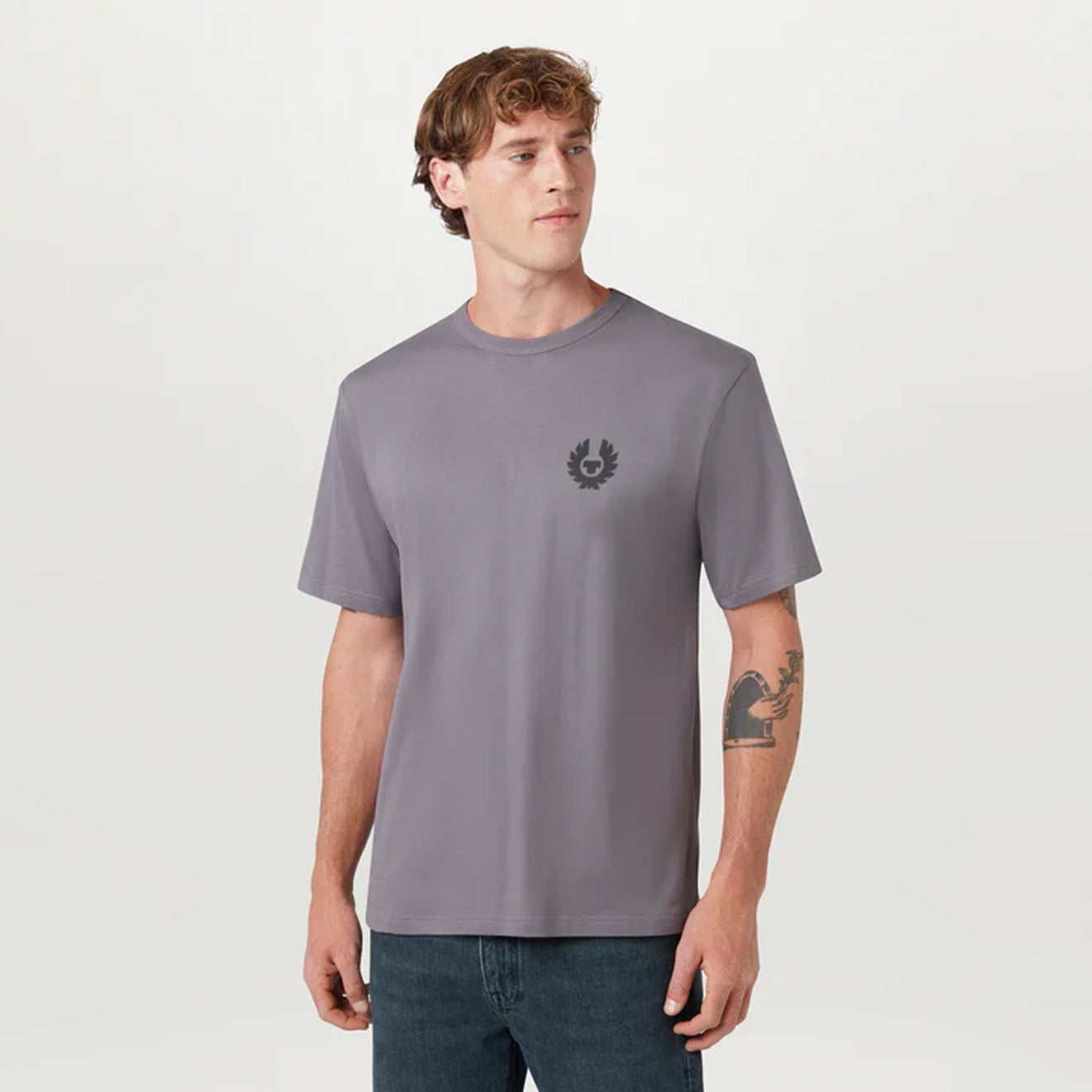 Belstaff Shadow T-Shirt Tornado Grey - The Sporting Lodge