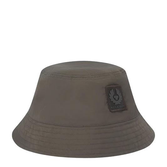 Belstaff Tech Shell Bucket Hat Army Olive - The Sporting Lodge