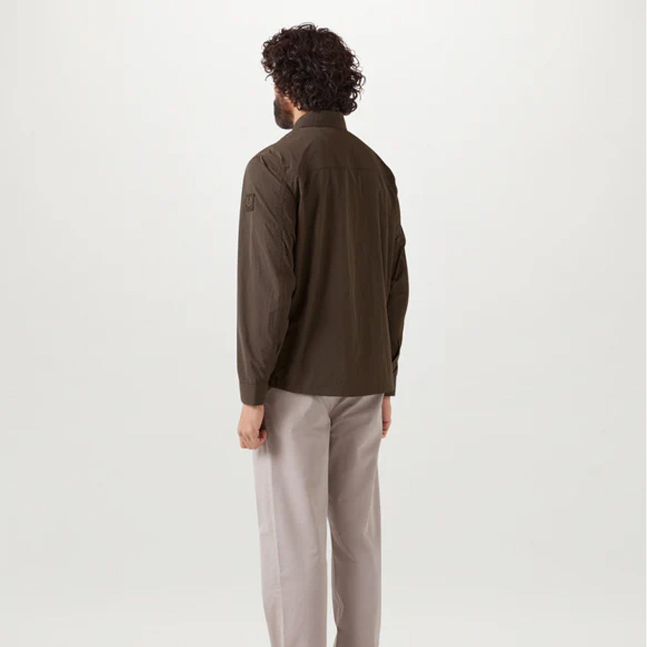 Belstaff Tourer Overshirt Army Olive - The Sporting Lodge