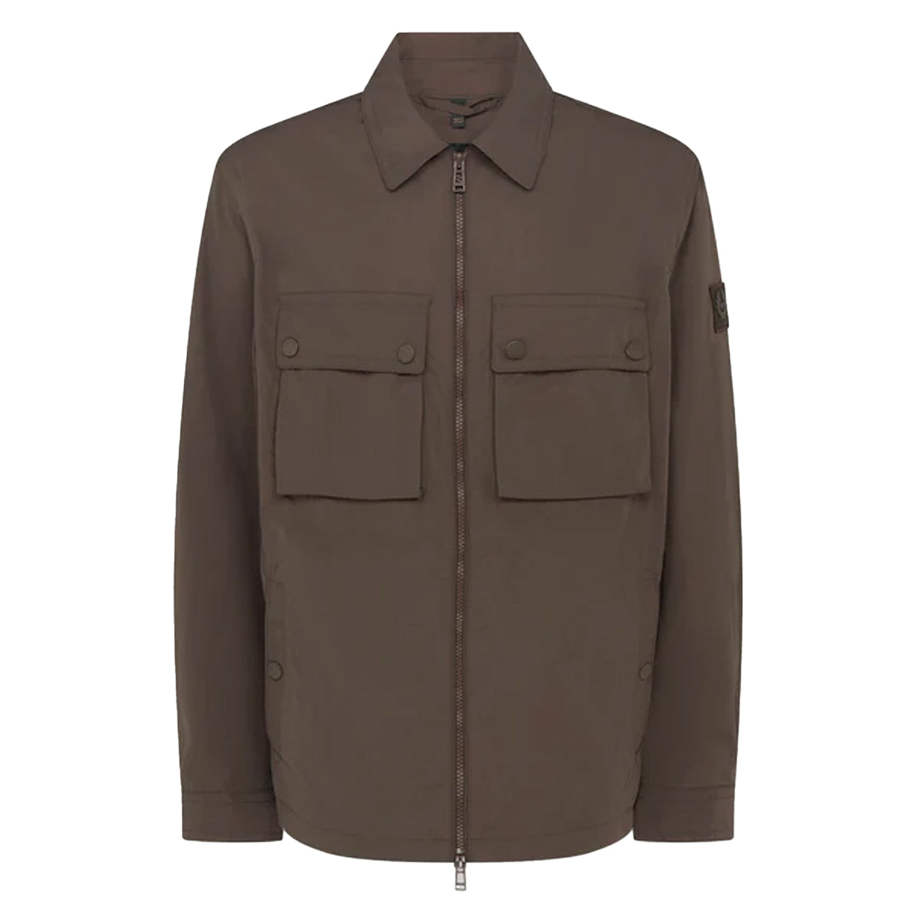 Belstaff Tourer Overshirt Army Olive - The Sporting Lodge