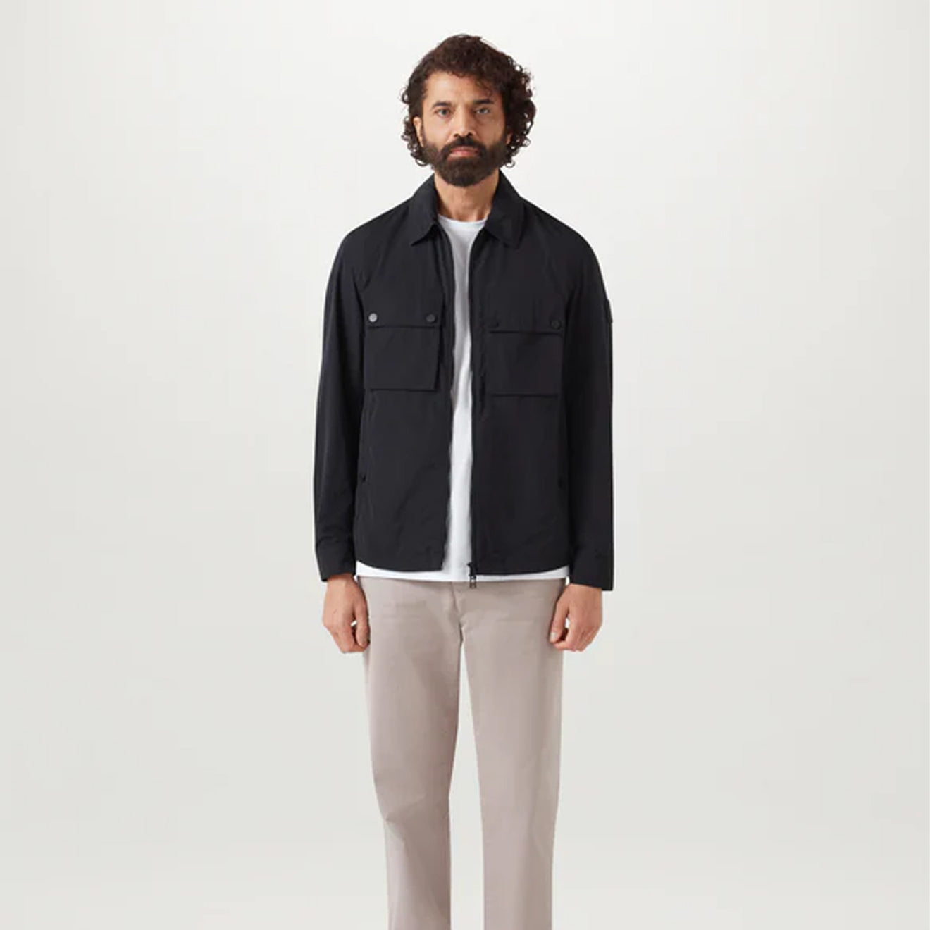 Belstaff Tourer Overshirt Black - The Sporting Lodge