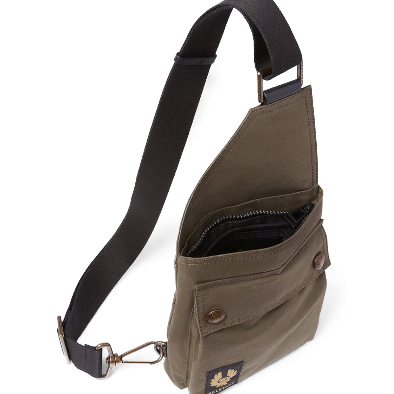 Belstaff Trialmaster Crossbody Bag Faded Olive