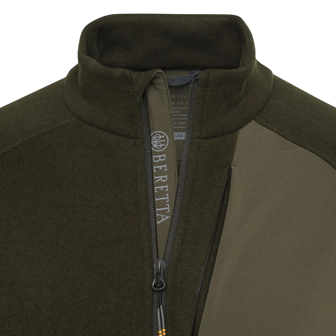 Beretta Abisko Full Zip Fleece Green Moss - The Sporting Lodge