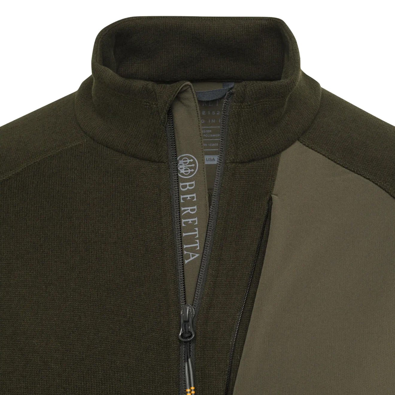 Beretta Abisko Full Zip Fleece Green Moss - The Sporting Lodge