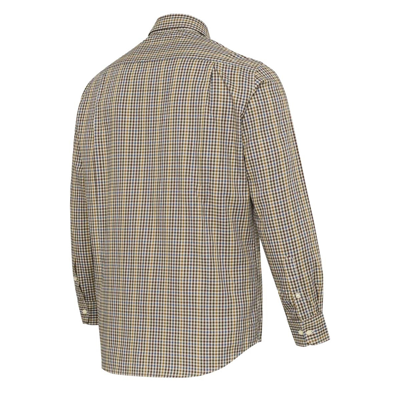 Beretta Bryggen Shirt Apricot & Bordeaux Check - The Sporting Lodge