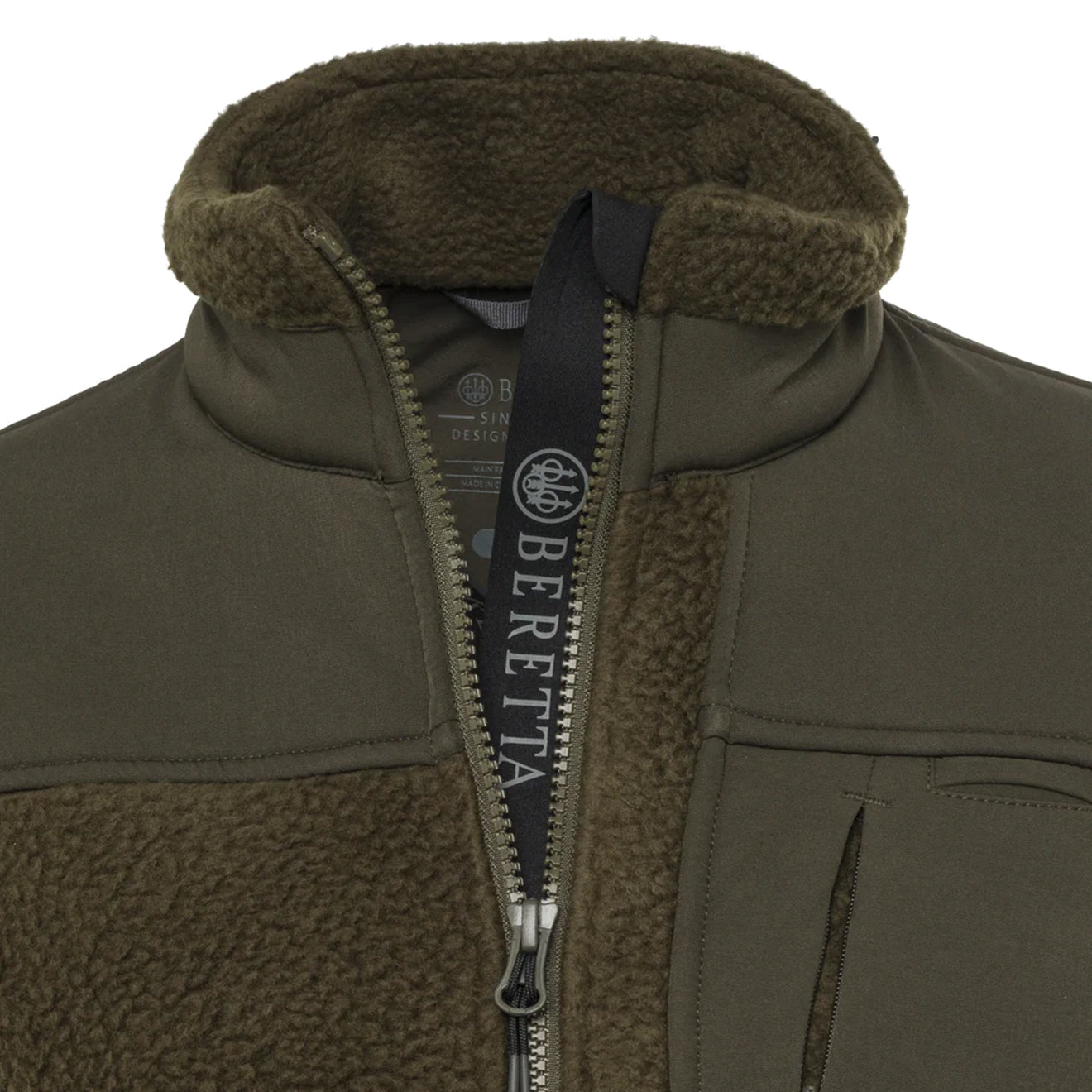 Beretta Halifax Sherpa Womens Fleece Jacket Green Moss - The Sporting Lodge