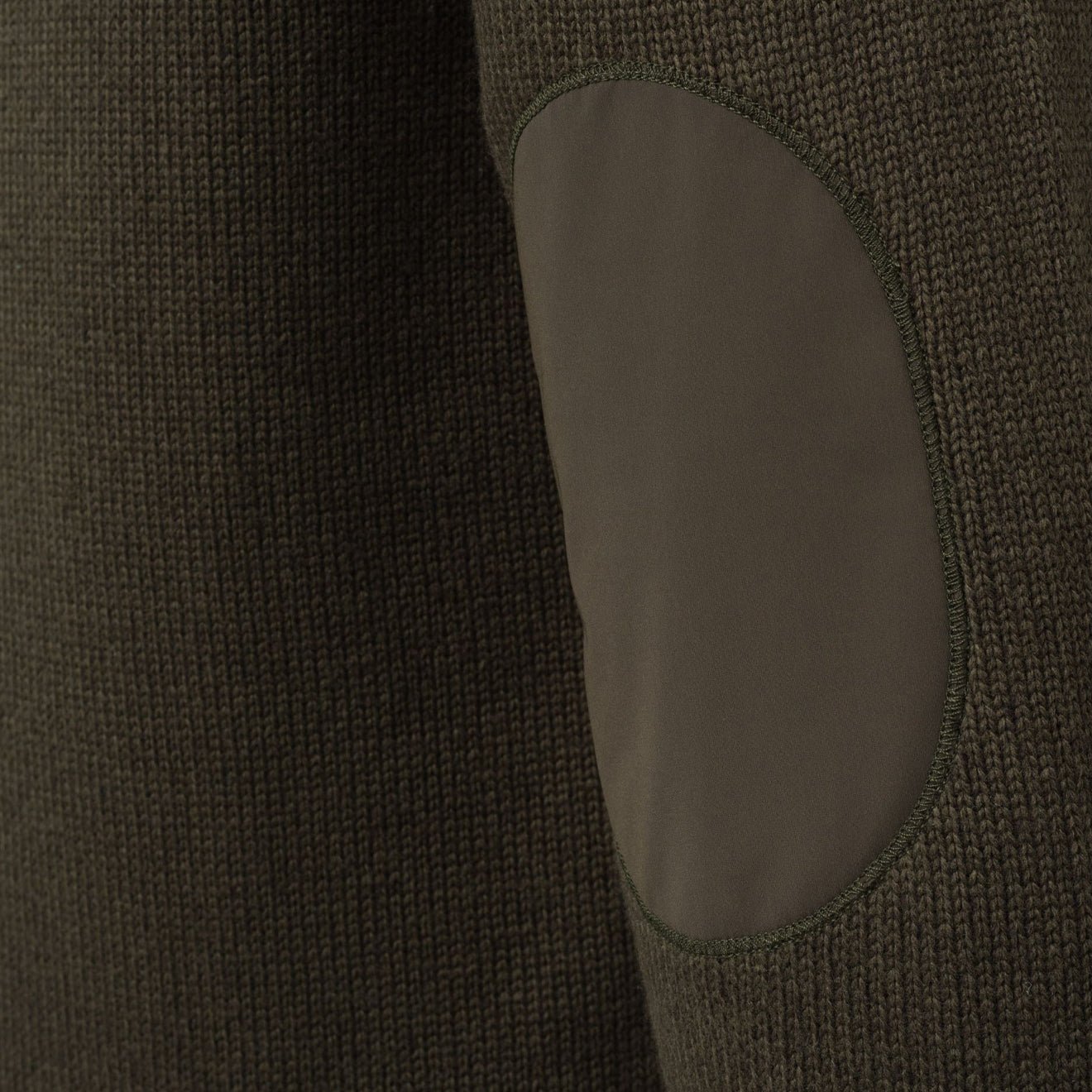 Beretta Kent V-Neck Tech Sweater Moss / Brown Bark - The Sporting Lodge
